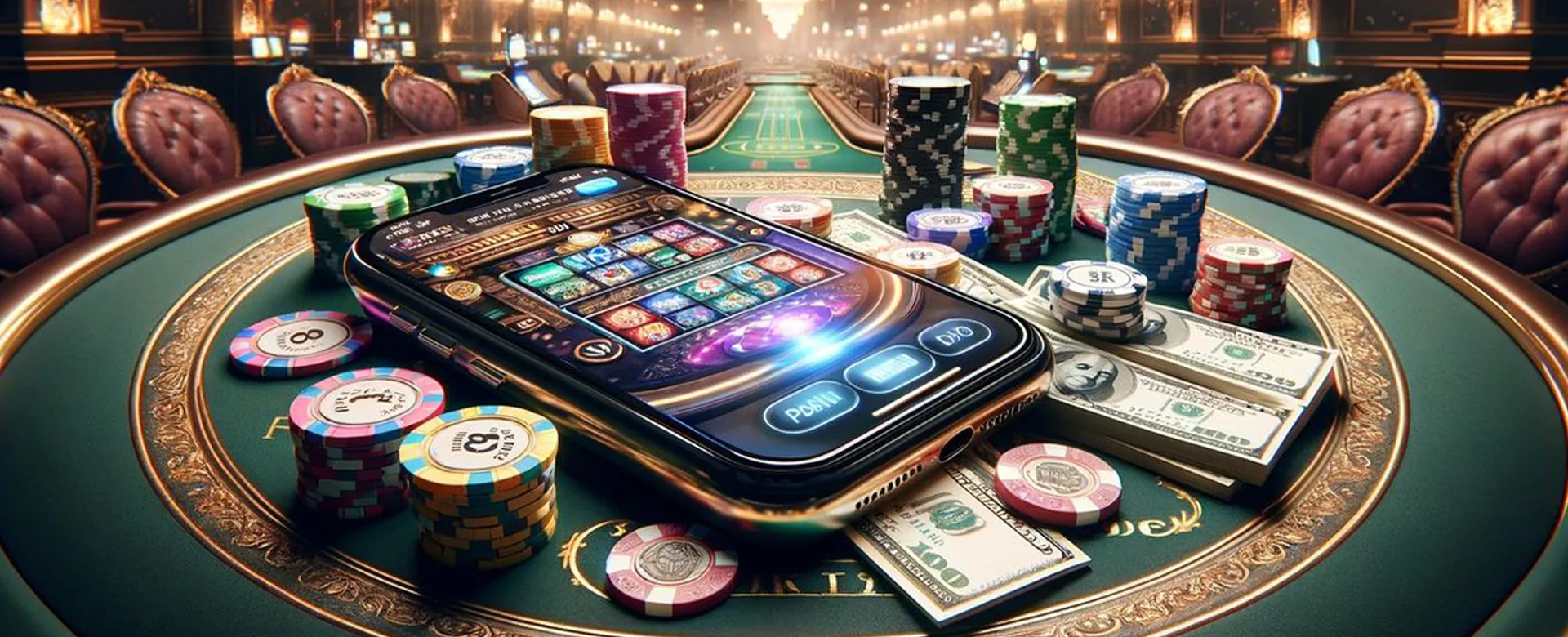 Dynamic hero image for sz777 online casino, showcasing a vibrant gaming environment with various popular casino games like slots and card games, bright golden accents, and a celebratory atmosphere, targeting the Philippine market.